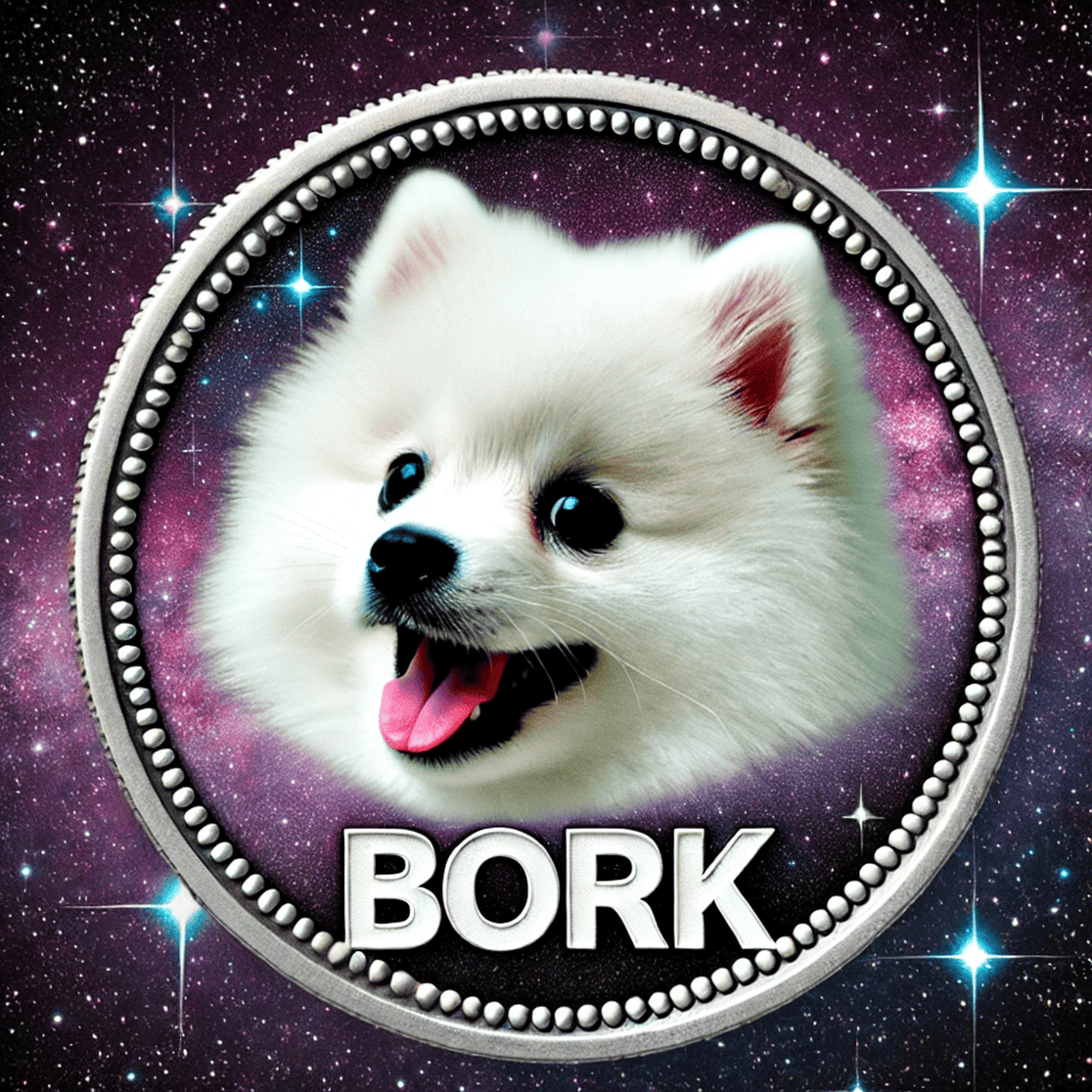 Bork Dog Meme Coin Logo